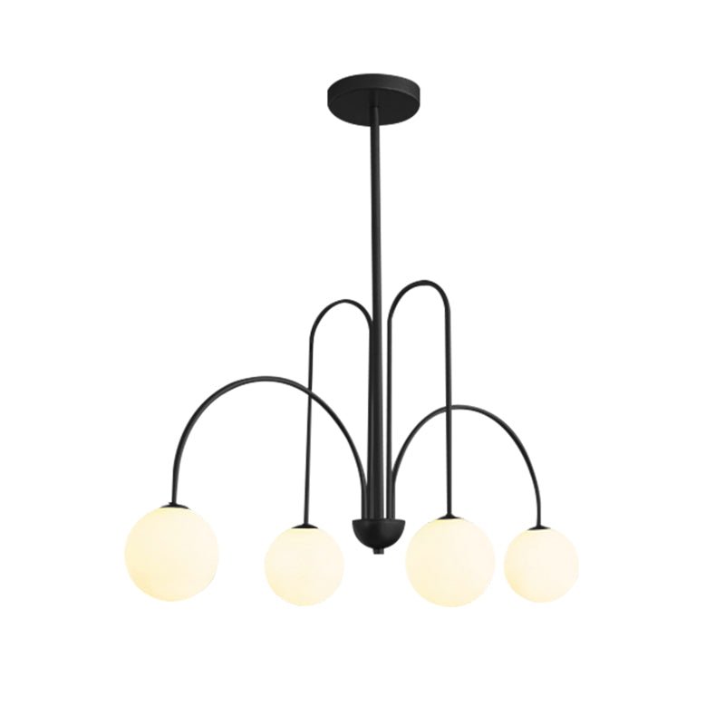 4 Light Drop Down Pendant Chandelier